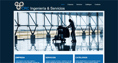 Desktop Screenshot of crcingenieriaspa.com